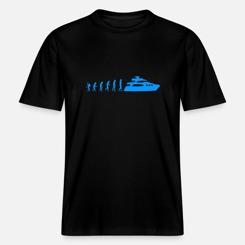 Boot Kapitän Evolution -  RELAXED FIT Unisex Organic T-Shirt - Schwarz