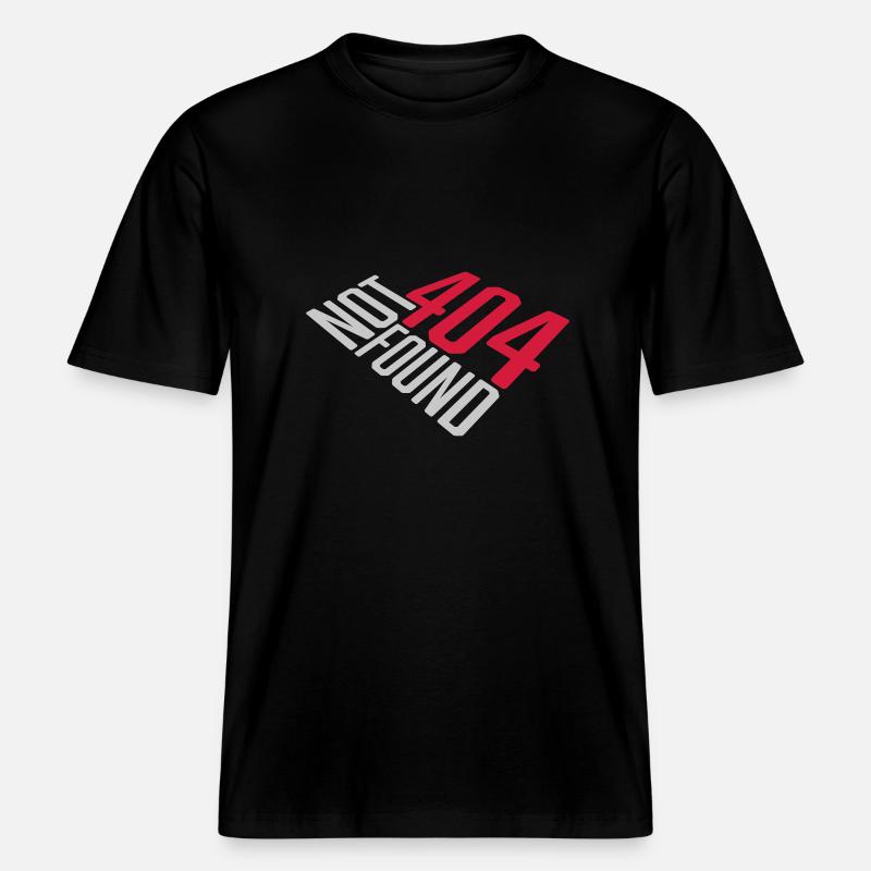 404 not found Error -  RELAXED FIT Unisex Organic T-Shirt - Schwarz