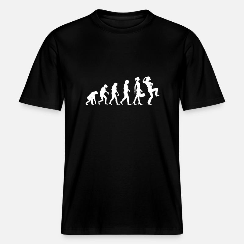Evolution Line Dance Women - RELAXED FIT Unisex Organic T-Shirt - black