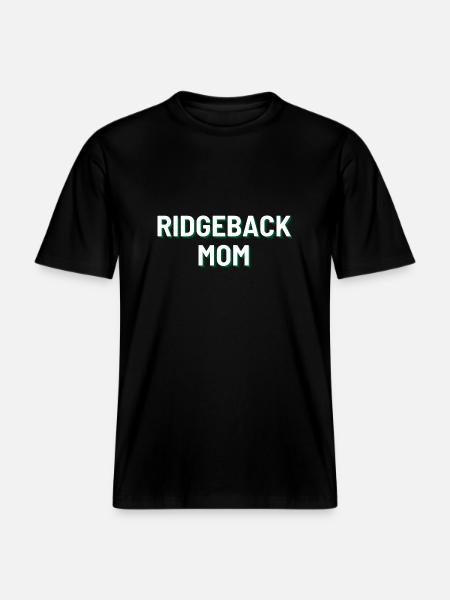 Ridgeback Mom - RELAXED FIT Unisex Organic T-Shirt - Schwarz