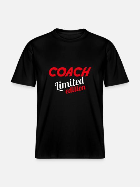COACH LIMITIERTE AUFLAGE - RELAXED FIT Unisex Organic T-Shirt - Schwarz