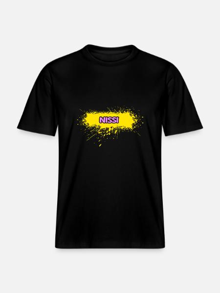 Gift for Nissi -  RELAXED FIT Unisex Organic T-Shirt - black