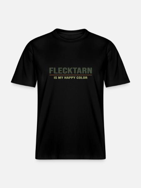 Flecktarn Bushcraft Army Bivouac -  RELAXED FIT Unisex Organic T-Shirt - black