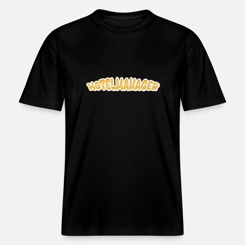 Emploi Directeur d’hôtel -  T-shirt unisexe RELAXED FIT en coton bio - noir