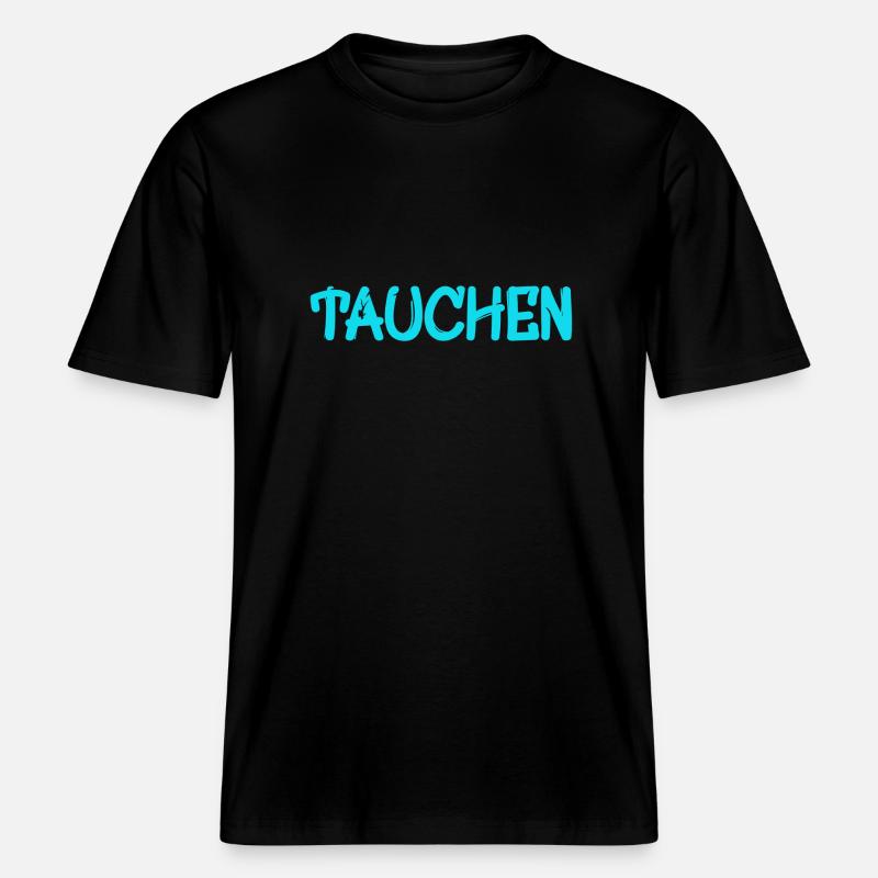 Taucher, tauchen, Geschenk, Geschenkidee, Dive -  RELAXED FIT Unisex Organic T-Shirt - Schwarz