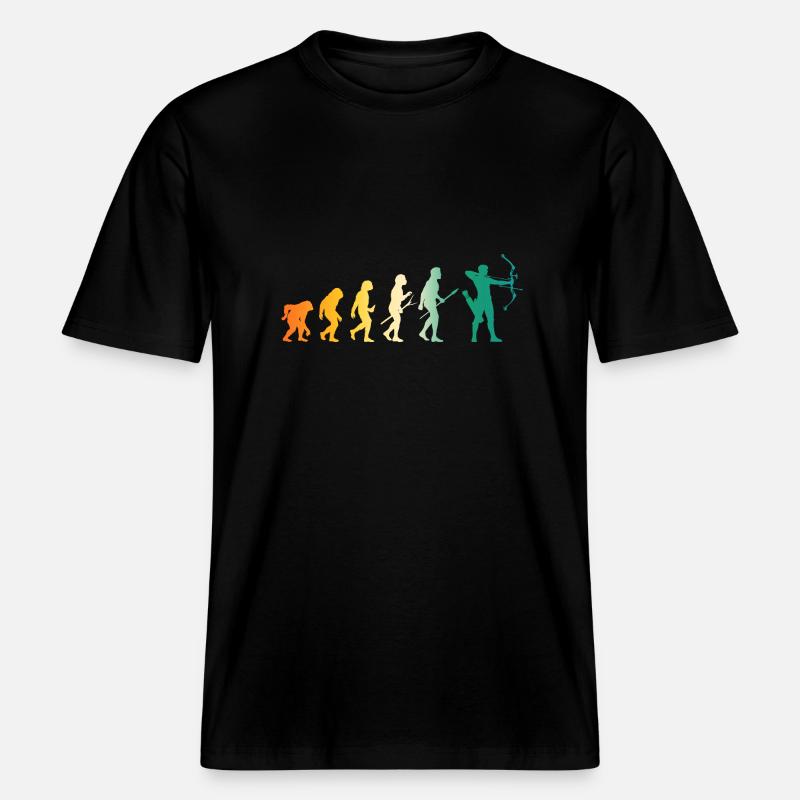 Archer Evolution Archery - RELAXED FIT Unisex Organic T-Shirt - black