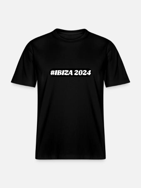 Ibiza 2024 - RELAXED FIT Unisex Organic T-Shirt - black