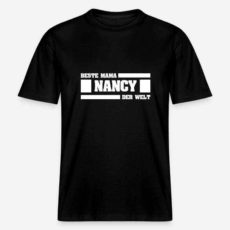 Mutter Nancy -  RELAXED FIT Unisex Organic T-Shirt - Schwarz