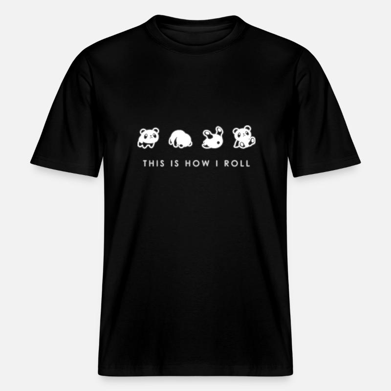 C'EST COMMENT JE ROULE -  T-shirt unisexe RELAXED FIT en coton bio - noir