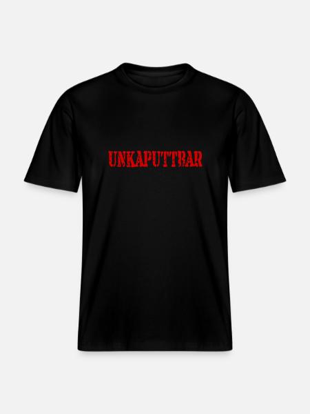 UNKAPUTTBAR - RELAXED FIT Unisex Organic T-Shirt - Schwarz
