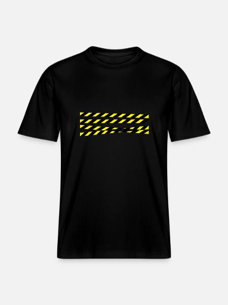ansperrband__f2 - RELAXED FIT Unisex Organic T-Shirt - black