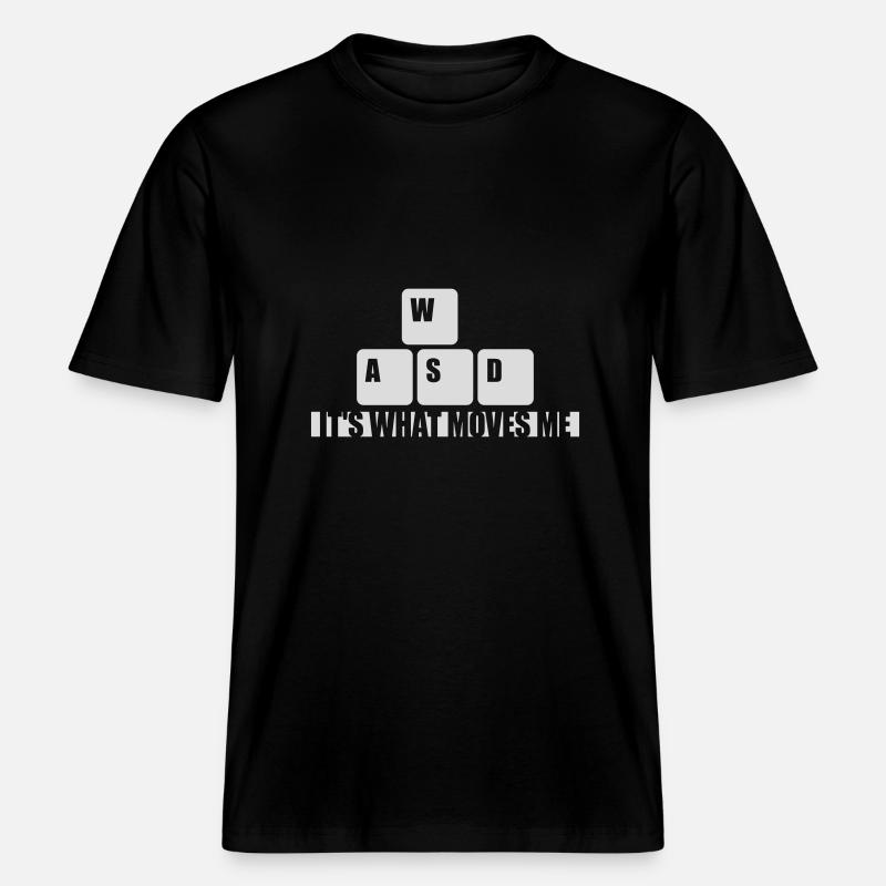 c’est ce qui m’émeut -  T-shirt unisexe RELAXED FIT en coton bio - noir