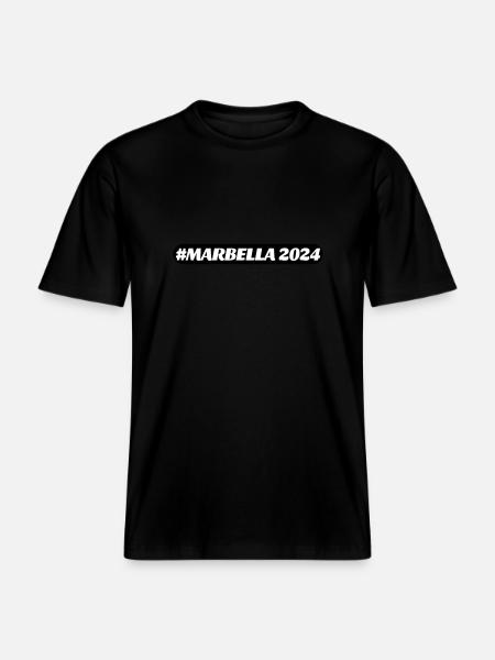 Marbella 2024 - RELAXED FIT Unisex Organic T-Shirt - black