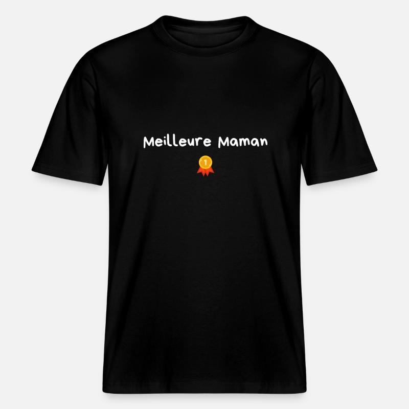 Beste Mama - Mama Geschenkidee -  RELAXED FIT Unisex Organic T-Shirt - Schwarz