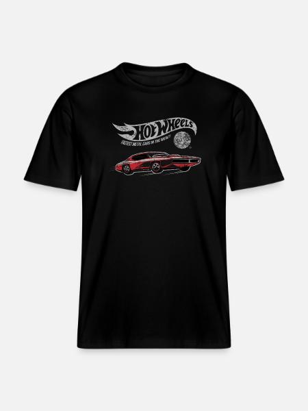 Hot Wheels Fastest Metal Cars In The World -  Uniseks RELAXED FIT bio-T-shirt - zwart