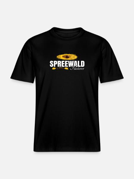 Spreewald Flüsterer - RELAXED FIT Unisex Organic T-Shirt - Schwarz
