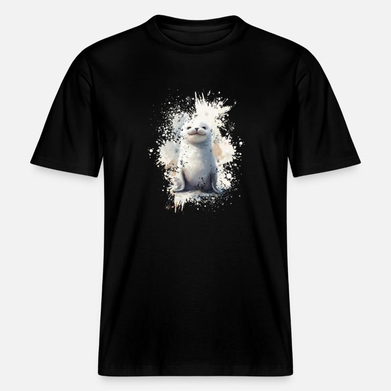 Robbe - RELAXED FIT Unisex Organic T-Shirt - Schwarz