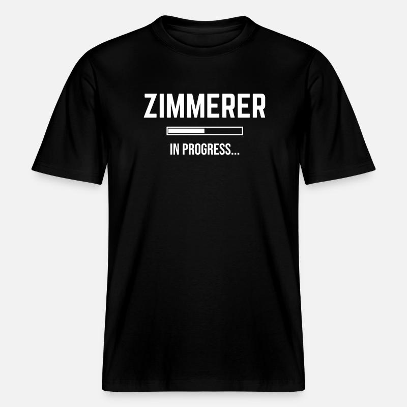 Carpenter In Progress -  RELAXED FIT Unisex Organic T-Shirt - black