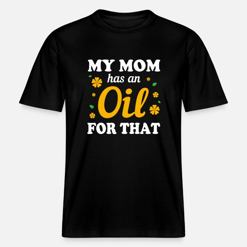 Ätherisches Öl -  RELAXED FIT Unisex Organic T-Shirt - Schwarz