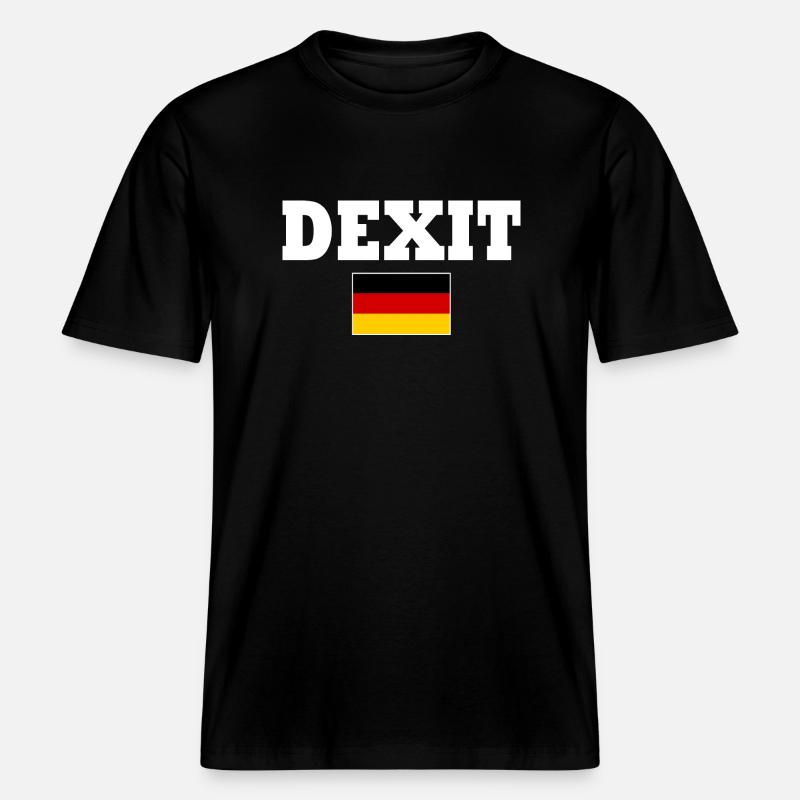 Dexit -  RELAXED FIT Unisex Organic T-Shirt - black