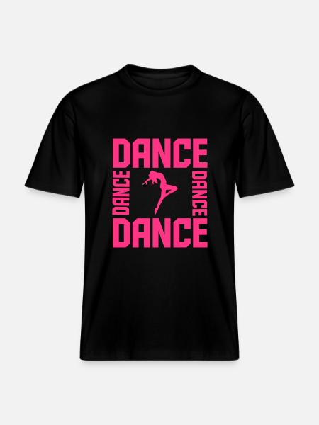 Dance -  RELAXED FIT Unisex Organic T-Shirt - black