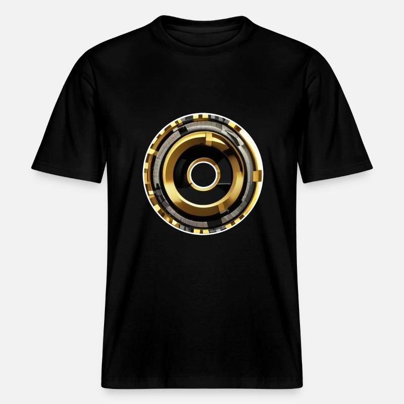 Réacteur Arc Quantique -  T-shirt unisexe RELAXED FIT en coton bio - noir