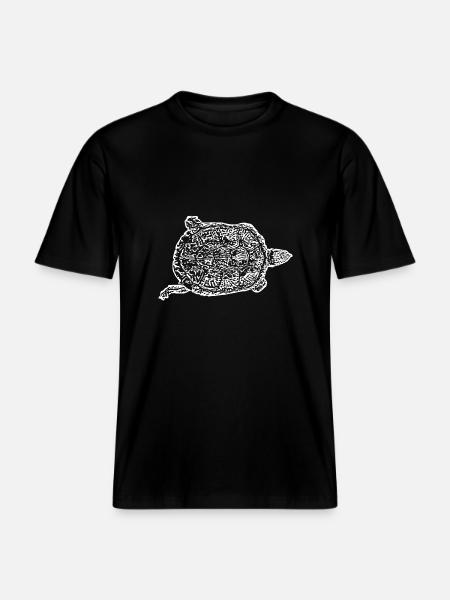 Turtle Turtles - RELAXED FIT Unisex Organic T-Shirt - black