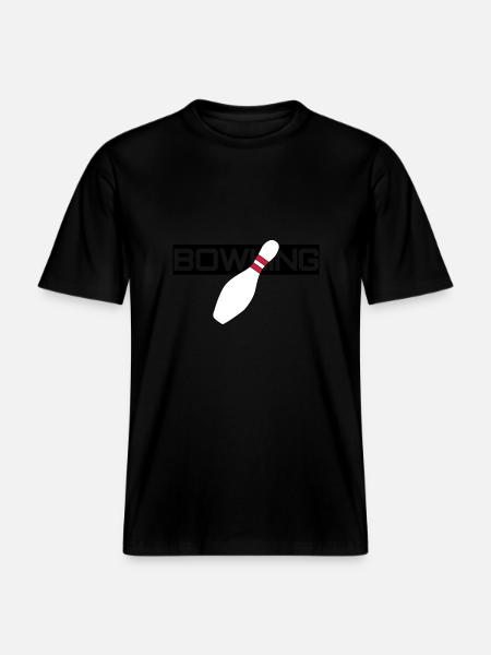 Bowling - RELAXED FIT Unisex Organic T-Shirt - black