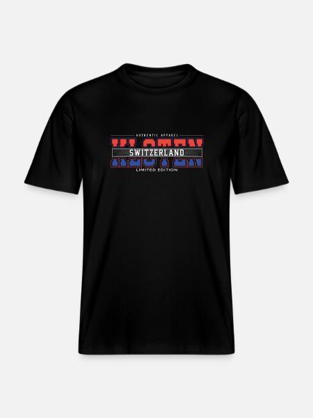 Kloten - RELAXED FIT Unisex Organic T-Shirt - Schwarz