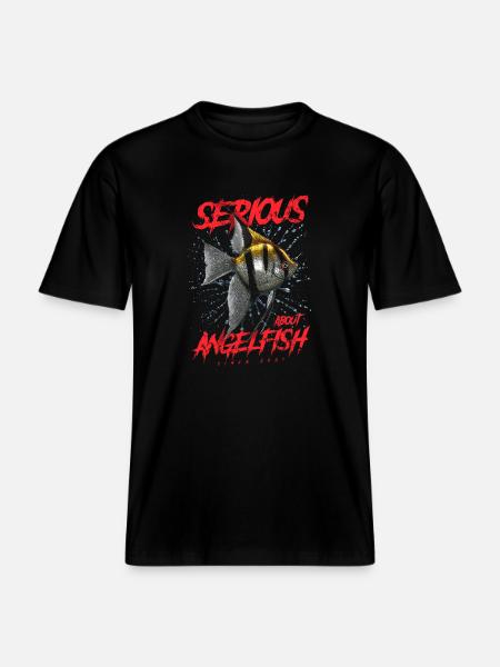 Ernsthaft mit Diskusfischen seit 2021 -  RELAXED FIT Unisex Organic T-Shirt - Schwarz