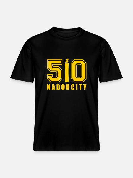Nadorcity nador ا 50 -  RELAXED FIT Unisex Organic T-Shirt - black
