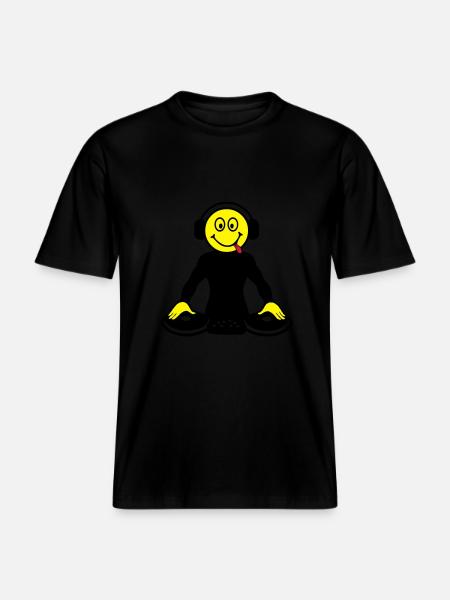 DJ -  RELAXED FIT Unisex Organic T-Shirt - black