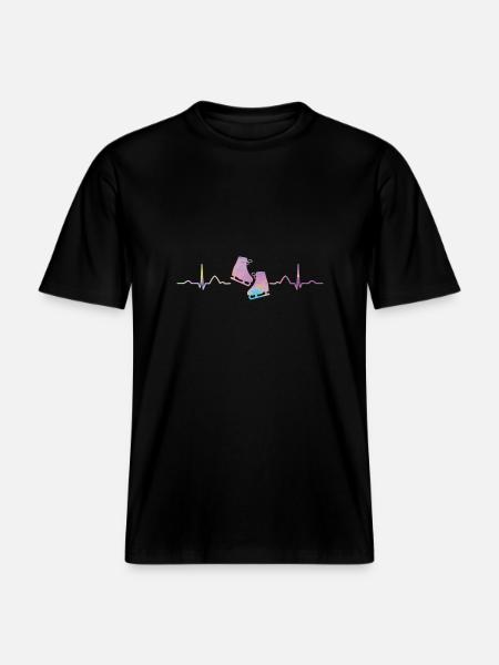 Kunstskøjteløb Kunstskøjteløb - Økologisk unisex T-shirt RELAXED FIT - sort
