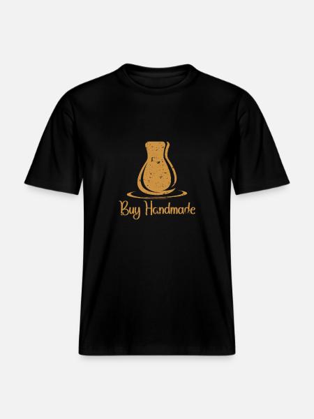 Pottery Ceramic Pottery Pottery Pottery -  RELAXED FIT Unisex Organic T-Shirt - black