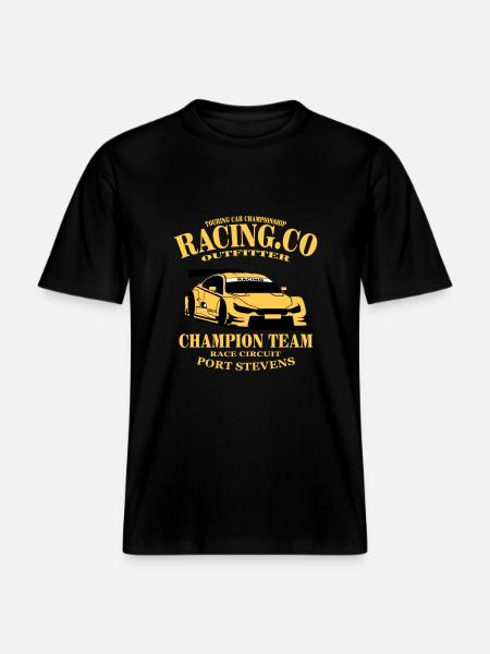 Touring-Car-Racing -  RELAXED FIT Unisex Organic T-Shirt - Schwarz