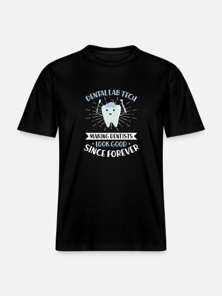 Dental technician Dental technician - RELAXED FIT Unisex Organic T-Shirt - black