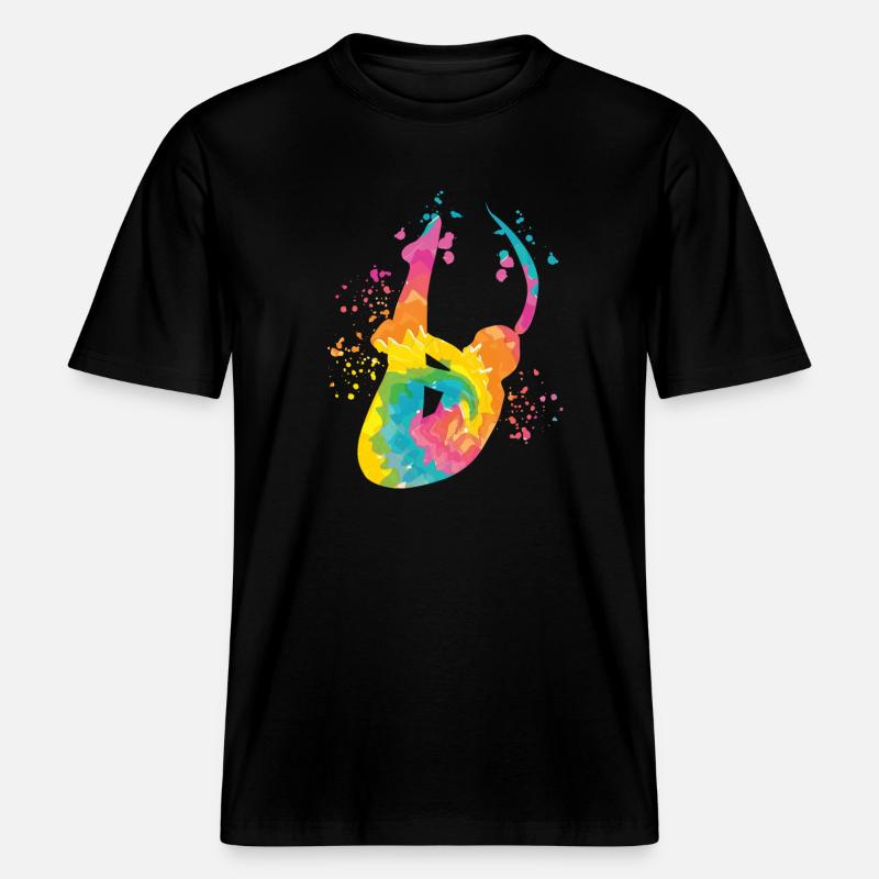 Turmspringen Kunstspringen Synchronspringen -  RELAXED FIT Unisex Organic T-Shirt - Schwarz