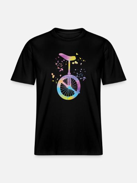 Unicyclist unicycle unicycle - RELAXED FIT Unisex Organic T-Shirt - black