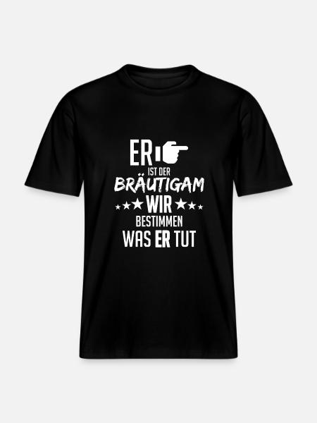 Junggesellenabschied - RELAXED FIT Unisex Organic T-Shirt - Schwarz