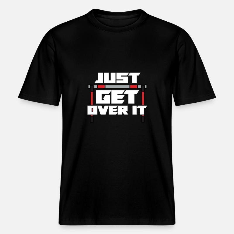 Athlétisme Athlétisme Coureurs Course Cadeau - T-shirt unisexe RELAXED FIT en coton bio - noir