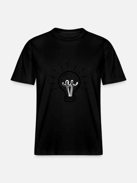 I got a new idea! - RELAXED FIT Unisex Organic T-Shirt - black