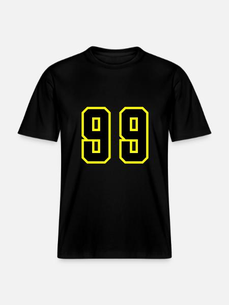 99 Number Leotard -  RELAXED FIT Unisex Organic T-Shirt - black