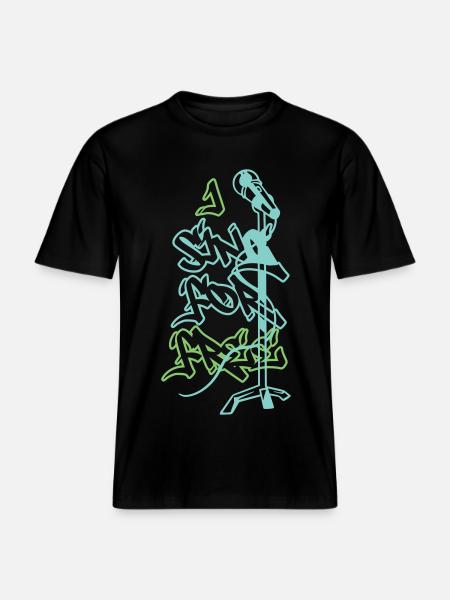 I Sing for Free -  RELAXED FIT Unisex Organic T-Shirt - black