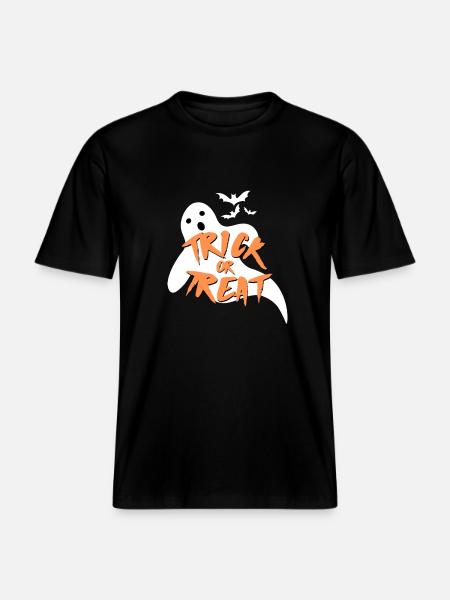 Halloween / Süßes oder Saures -  RELAXED FIT Unisex Organic T-Shirt - Schwarz