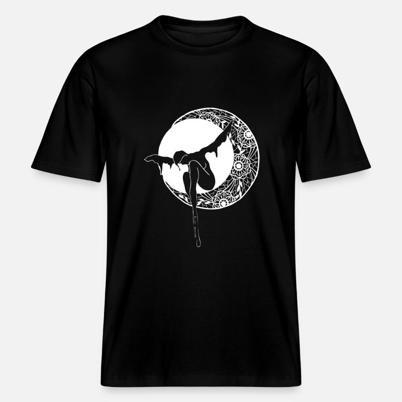 Mond der Spitze -  RELAXED FIT Unisex Organic T-Shirt - Schwarz