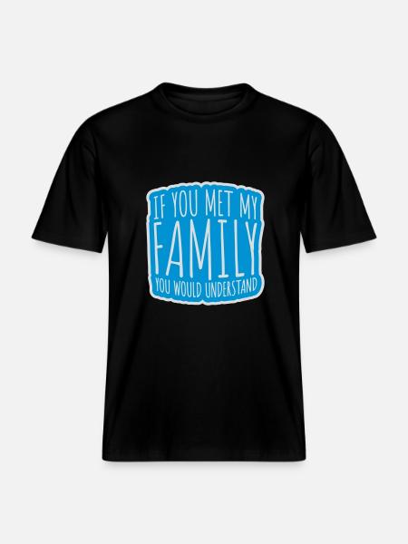 vous comprendriez citation - T-shirt unisexe RELAXED FIT en coton bio - noir