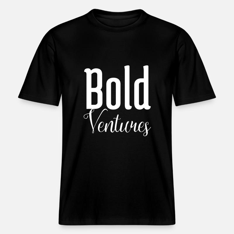 Compétences entrepreneuriales Déclaration cool -  T-shirt unisexe RELAXED FIT en coton bio - noir