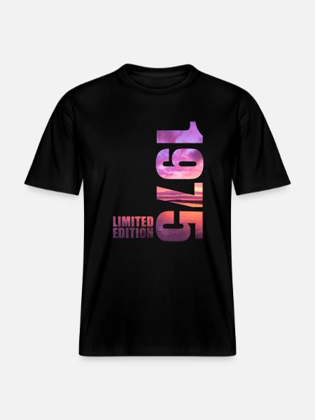 1975 Limited Edition -  RELAXED FIT Unisex Organic T-Shirt - black
