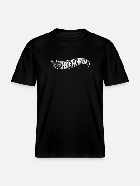 Hot Wheels Logo En Noir Et Blanc -  T-shirt unisexe RELAXED FIT en coton bio - noir
