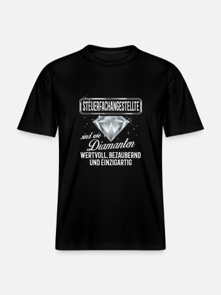 STEUERFACHANGESTELLTE -DM -  RELAXED FIT Unisex Organic T-Shirt - Schwarz